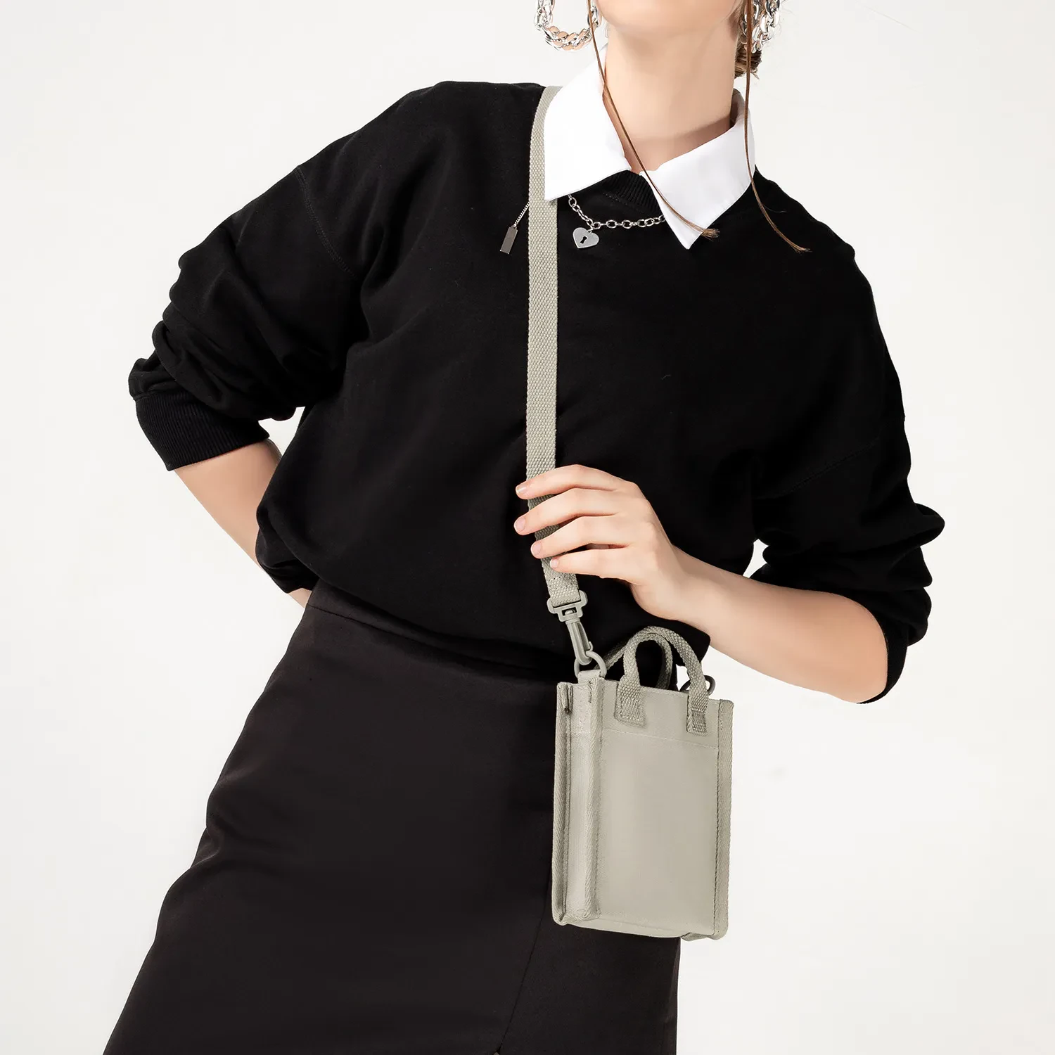 ESTOTI XS MICRO CROSSBODY BAG - TIMBERWOLF